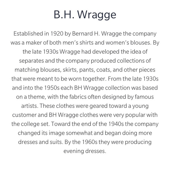 1940’s Rare Vintage  B.H. Wragge Dress - Picture 13 of 13